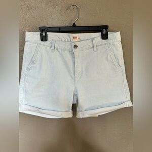 EUC Levi’s Pin Striped Chino Jean Shorts